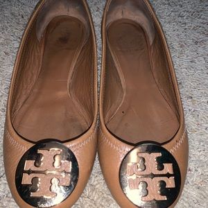 Tan Tory Burch flats